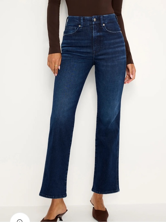 Good American Denim - Good American Good Curve ultra high rise straight leg Jean size 6-12